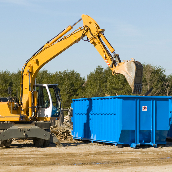 can i choose the location where the residential dumpster will be placed in Lusk WY